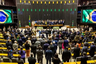 Congresso Nacional brasileiro — Câmara dos Deputados e Senado Federal em Brasília