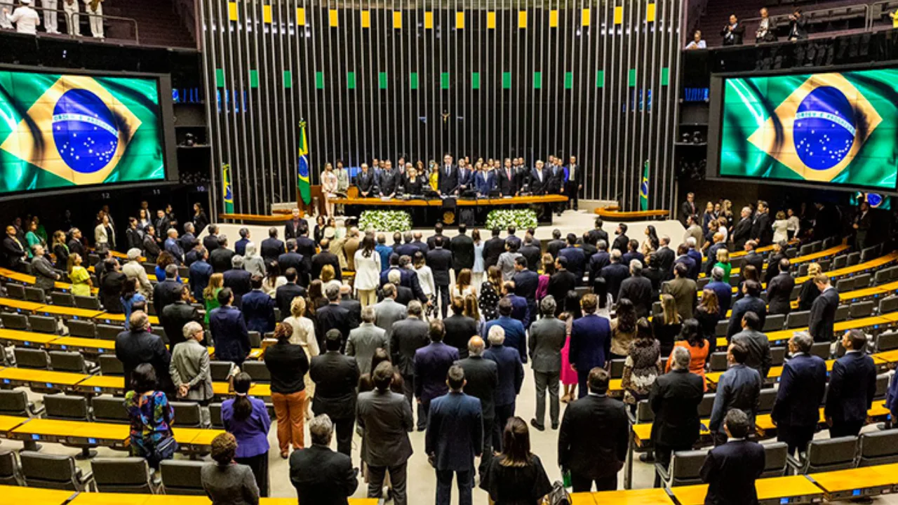 Congresso Nacional brasileiro — Câmara dos Deputados e Senado Federal em Brasília